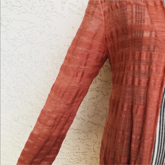 Anthropologie Moth Peach Sun Duster Sweater - Picture 4 of 7